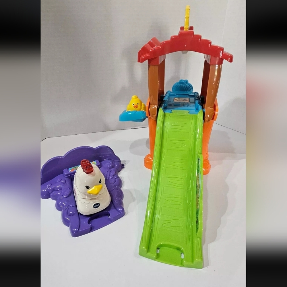 Rare Vtech Go! Go! Smart Animals Chicken Coop Playset Hard To Find EUC